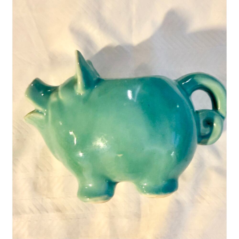 Vintage ceramic pig pitcher 1950s - Picture 14 of 14